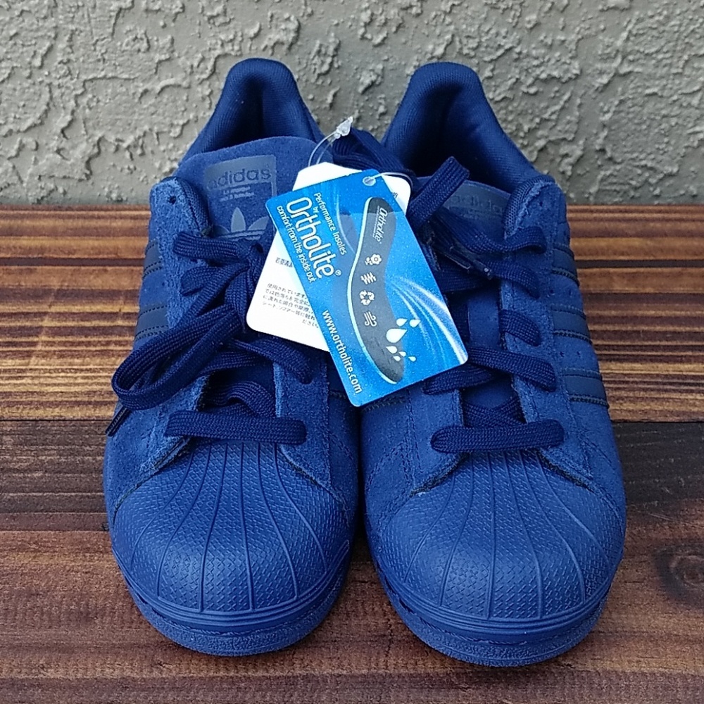 NEW NWT ADIDAS ORIGINALS SUPERSTAR GIRL BOY SHOES - Picture 5 of 9